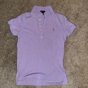 Ralph lauren skinny polo half sleeve womens size L